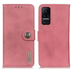 Custodia Portafoglio In Pelle Cover con Supporto K02Z per Xiaomi Civi 1S 5G Rosa