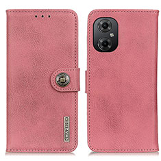 Custodia Portafoglio In Pelle Cover con Supporto K02Z per Xiaomi Poco M4 5G Rosa