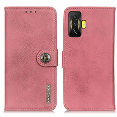 Custodia Portafoglio In Pelle Cover con Supporto K02Z per Xiaomi Redmi K50 Gaming 5G Rosa