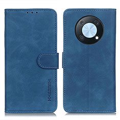 Custodia Portafoglio In Pelle Cover con Supporto K03Z per Huawei Enjoy 50 Pro Blu