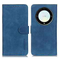 Custodia Portafoglio In Pelle Cover con Supporto K03Z per Huawei Honor Magic5 Lite 5G Blu