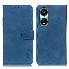 Custodia Portafoglio In Pelle Cover con Supporto K03Z per Huawei Honor X5 Plus Blu
