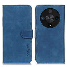 Custodia Portafoglio In Pelle Cover con Supporto K03Z per Huawei Honor X9b 5G Blu