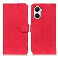 Custodia Portafoglio In Pelle Cover con Supporto K03Z per Huawei Nova 10 SE Rosso