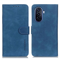 Custodia Portafoglio In Pelle Cover con Supporto K03Z per Huawei Nova Y70 Blu