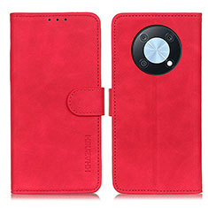 Custodia Portafoglio In Pelle Cover con Supporto K03Z per Huawei Nova Y90 Rosso