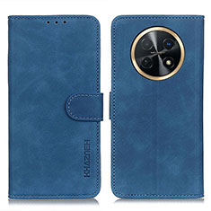 Custodia Portafoglio In Pelle Cover con Supporto K03Z per Huawei Nova Y91 Blu