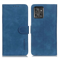 Custodia Portafoglio In Pelle Cover con Supporto K03Z per Motorola ThinkPhone 5G Blu