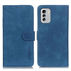 Custodia Portafoglio In Pelle Cover con Supporto K03Z per Nokia G60 5G Blu