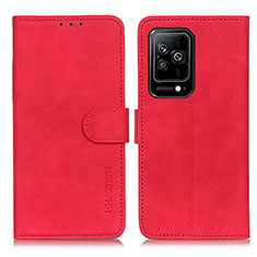 Custodia Portafoglio In Pelle Cover con Supporto K03Z per Xiaomi Black Shark 5 5G Rosso