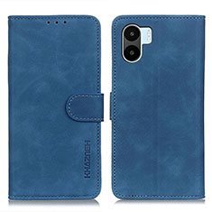 Custodia Portafoglio In Pelle Cover con Supporto K03Z per Xiaomi Poco C50 Blu