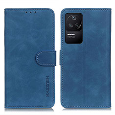 Custodia Portafoglio In Pelle Cover con Supporto K03Z per Xiaomi Poco F4 5G Blu