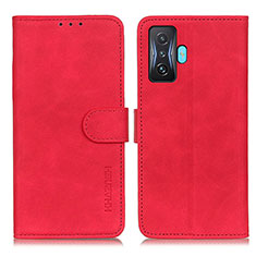Custodia Portafoglio In Pelle Cover con Supporto K03Z per Xiaomi Poco F4 GT 5G Rosso