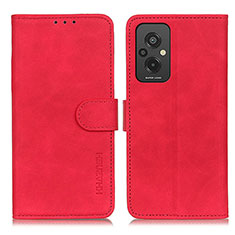 Custodia Portafoglio In Pelle Cover con Supporto K03Z per Xiaomi Redmi 11 Prime 4G Rosso