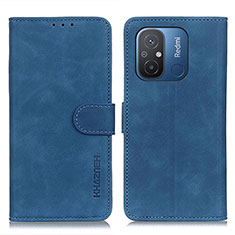Custodia Portafoglio In Pelle Cover con Supporto K03Z per Xiaomi Redmi 12C 4G Blu