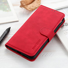 Custodia Portafoglio In Pelle Cover con Supporto K03Z per Xiaomi Redmi 9 Power Rosso