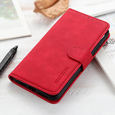 Custodia Portafoglio In Pelle Cover con Supporto K03Z per Xiaomi Redmi 9T 4G Rosso