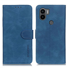 Custodia Portafoglio In Pelle Cover con Supporto K03Z per Xiaomi Redmi A1 Plus Blu