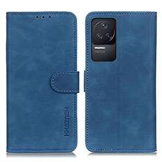 Custodia Portafoglio In Pelle Cover con Supporto K03Z per Xiaomi Redmi K50 5G Blu