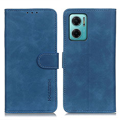 Custodia Portafoglio In Pelle Cover con Supporto K03Z per Xiaomi Redmi Note 11E 5G Blu