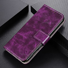 Custodia Portafoglio In Pelle Cover con Supporto K04Z per Samsung Galaxy M23 5G Viola