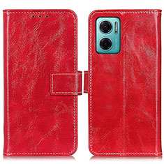 Custodia Portafoglio In Pelle Cover con Supporto K04Z per Xiaomi Redmi 11 Prime 5G Rosso