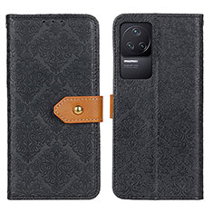 Custodia Portafoglio In Pelle Cover con Supporto K05Z per Xiaomi Redmi K50 5G Nero