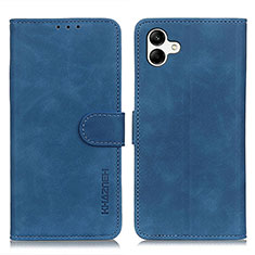 Custodia Portafoglio In Pelle Cover con Supporto K06Z per Samsung Galaxy A04 4G Blu