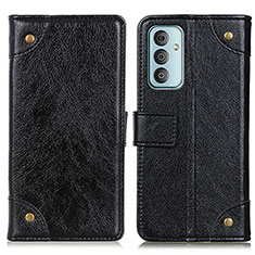 Custodia Portafoglio In Pelle Cover con Supporto K06Z per Samsung Galaxy F13 4G Nero