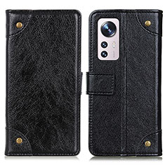 Custodia Portafoglio In Pelle Cover con Supporto K06Z per Xiaomi Mi 12 Lite 5G Nero