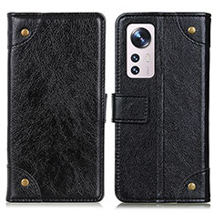 Custodia Portafoglio In Pelle Cover con Supporto K06Z per Xiaomi Mi 12S Pro 5G Nero