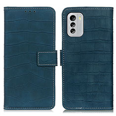 Custodia Portafoglio In Pelle Cover con Supporto K07Z per Nokia G60 5G Verde
