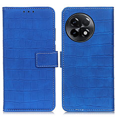 Custodia Portafoglio In Pelle Cover con Supporto K07Z per OnePlus Ace 2 5G Blu