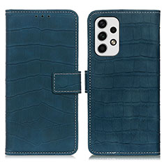 Custodia Portafoglio In Pelle Cover con Supporto K07Z per Samsung Galaxy A23 5G Verde