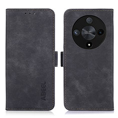 Custodia Portafoglio In Pelle Cover con Supporto K09Z per Huawei Honor Magic6 Lite 5G Nero