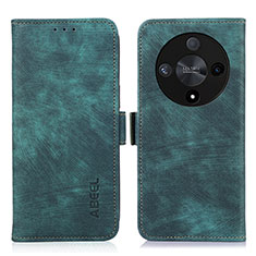Custodia Portafoglio In Pelle Cover con Supporto K09Z per Huawei Honor Magic6 Lite 5G Verde