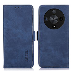 Custodia Portafoglio In Pelle Cover con Supporto K09Z per Huawei Honor X9b 5G Blu