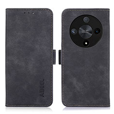Custodia Portafoglio In Pelle Cover con Supporto K09Z per Huawei Honor X9b 5G Nero