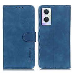 Custodia Portafoglio In Pelle Cover con Supporto K09Z per OnePlus Nord N20 5G Blu