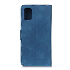 Custodia Portafoglio In Pelle Cover con Supporto K09Z per Oppo Find X3 Pro 5G Blu