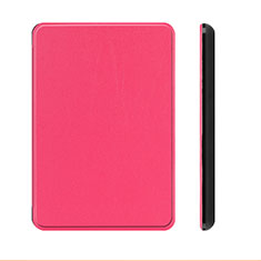 Custodia Portafoglio In Pelle Cover con Supporto L01 per Amazon Kindle Paperwhite 6 inch Rosa Caldo