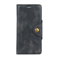 Custodia Portafoglio In Pelle Cover con Supporto L01 per Asus Zenfone 5 ZE620KL Nero