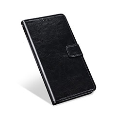 Custodia Portafoglio In Pelle Cover con Supporto L01 per Blackberry KEYone Nero