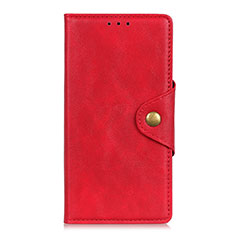 Custodia Portafoglio In Pelle Cover con Supporto L01 per BQ Vsmart joy 1 Rosso