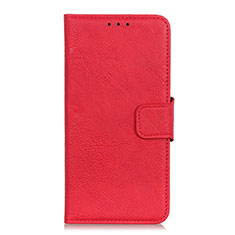 Custodia Portafoglio In Pelle Cover con Supporto L01 per HTC Desire 19 Plus Rosso