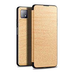 Custodia Portafoglio In Pelle Cover con Supporto L01 per Huawei Enjoy 20 5G Oro