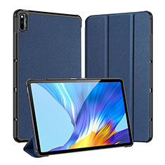 Custodia Portafoglio In Pelle Cover con Supporto L01 per Huawei Honor Pad V6 10.4 Blu