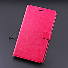 Custodia Portafoglio In Pelle Cover con Supporto L01 per Huawei MediaPad X2 Rosa Caldo