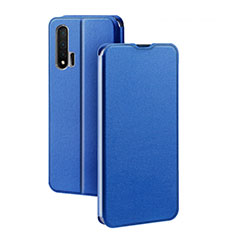 Custodia Portafoglio In Pelle Cover con Supporto L01 per Huawei Nova 6 5G Blu