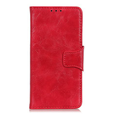 Custodia Portafoglio In Pelle Cover con Supporto L01 per Motorola Moto G Stylus Rosso